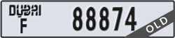 dubai - code - F - number -88874