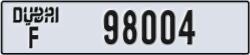dubai - code - F - number -98004