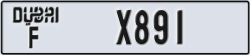 dubai - code - F - number -X891