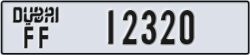 dubai - code - FF - number -12320