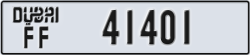 dubai - code - FF - number -41401