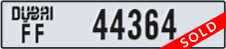 dubai - code - FF - number -44364