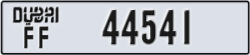 dubai - code - FF - number -44541