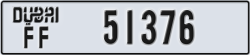 dubai - code - FF - number -51376