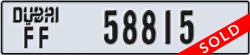 dubai - code - FF - number -58815