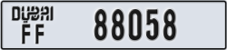 dubai - code - FF - number -88058
