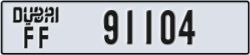 dubai - code - FF - number -91104