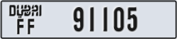 dubai - code - FF - number -91105