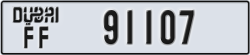 dubai - code - FF - number -91107
