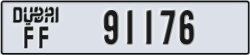 dubai - code - FF - number -91176