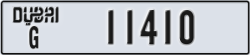 dubai - code - G - number -11410
