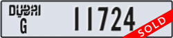 dubai - code - G - number -11724