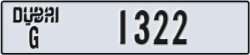 dubai - code - G - number -1322