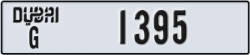 dubai - code - G - number -1395