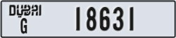 dubai - code - G - number -18631