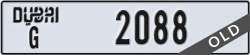 dubai - code - G - number -2088
