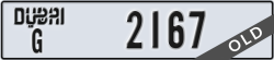 dubai - code - G - number -2167
