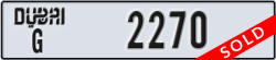 dubai - code - G - number -2270