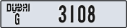 dubai - code - G - number -3108
