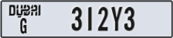 dubai - code - G - number -312Y3