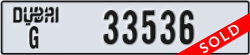 dubai - code - G - number -33536