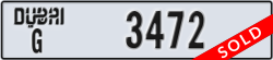 dubai - code - G - number -3472