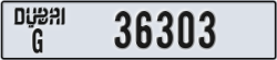 dubai - code - G - number -36303