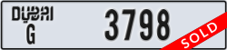dubai - code - G - number -3798
