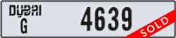 dubai - code - G - number -4639