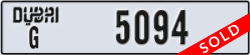 dubai - code - G - number -5094