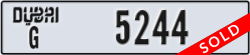 dubai - code - G - number -5244