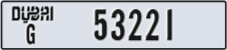 dubai - code - G - number -53221