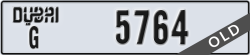 dubai - code - G - number -5764