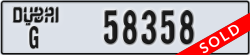 dubai - code - G - number -58358