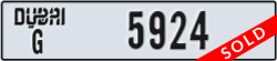 dubai - code - G - number -5924