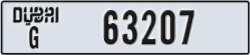 dubai - code - G - number -63207