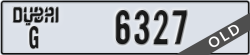 dubai - code - G - number -6327