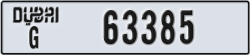 dubai - code - G - number -63385