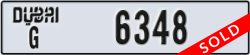 dubai - code - G - number -6348