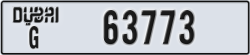 dubai - code - G - number -63773