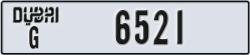 dubai - code - G - number -6521