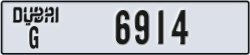 dubai - code - G - number -6914