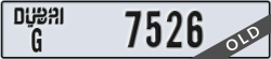 dubai - code - G - number -7526