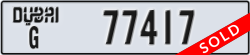 dubai - code - G - number -77417