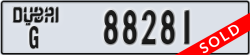 dubai - code - G - number -88281