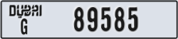 dubai - code - G - number -89585