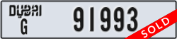 dubai - code - G - number -91993