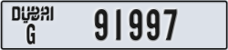 dubai - code - G - number -91997