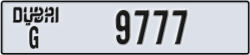 dubai - code - G - number -9698