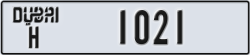 dubai - code - H - number -1021